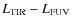 $L_{\rm TIR}-L_{\rm FUV}$