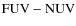 ${\rm FUV}-{\rm NUV}$