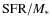 $\mbox{SFR}/M_*$