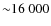 ${\sim}16~000$