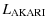 $\displaystyle %
L_{\rm AKARI}$