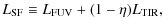 $\displaystyle %
L_{\rm SF}\equiv L_{\rm FUV}+ (1-\eta) L_{\rm TIR},$