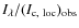 $I_{\lambda} /
(I_{{\rm c},~ {\rm loc}})_{\rm obs}$
