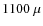 $1100~\mu$