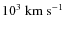 $10^3~\rm km~s^{-1}$
