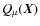 $Q_\mu (\vec{X})$