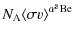 $\displaystyle %
N_{\rm A} \langle \sigma v \rangle^{\alpha ^8{\rm Be}}$
