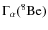 $\Gamma_\alpha(^8{\rm Be})$