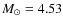$M_{\odot} = 4.53$