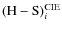 $({\rm H-S})_i^{\rm CIE}$