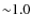 ${\sim}1.0$