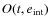$O(t,e_{\rm int})$