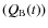 $(Q_{\rm B}(t))$