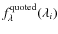 $f^{\rm quoted}_\lambda(\lambda_i)$