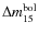 $\Delta m_{15}^{\rm bol}$