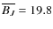 $\overline{B_J} = 19.8$