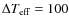 $\Delta T_{\rm eff} = 100$