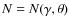 $N=N(\gamma,\theta)$