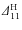 ${\it\Delta} ^{\rm H} _{11}$
