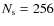 $N_{\rm s}=256$