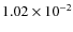 $1.02\times10^{-2}$