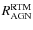 $R_{\rm AGN}^{\rm RTM}$
