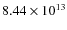 $8.44\times10^{13}$