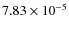 $7.83\times10^{-5}$