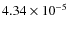 $4.34\times10^{-5}$