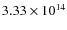 $3.33\times10^{14}$