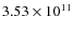 $3.53\times10^{11}$