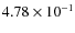$4.78\times10^{-1}$
