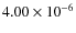$4.00\times10^{-6}$
