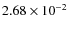 $2.68\times10^{-2}$