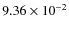 $9.36\times10^{-2}$