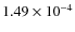 $1.49\times10^{-4}$