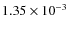 $1.35\times10^{-3}$