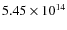 $5.45\times10^{14}$