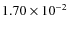 $1.70\times10^{-2}$