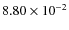 $8.80\times10^{-2}$