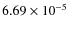 $6.69\times10^{-5}$