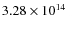 $3.28\times10^{14}$