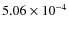 $5.06\times10^{-4}$
