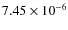 $7.45\times10^{-6}$