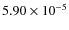$5.90\times10^{-5}$
