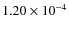 $1.20\times10^{-4}$