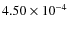 $4.50\times10^{-4}$