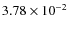 $3.78\times10^{-2}$