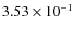 $3.53\times10^{-1}$