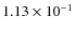 $1.13\times10^{-1}$